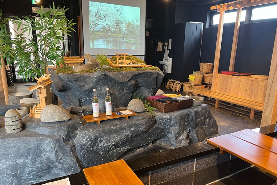 お浄め足湯 座かふぇの内装