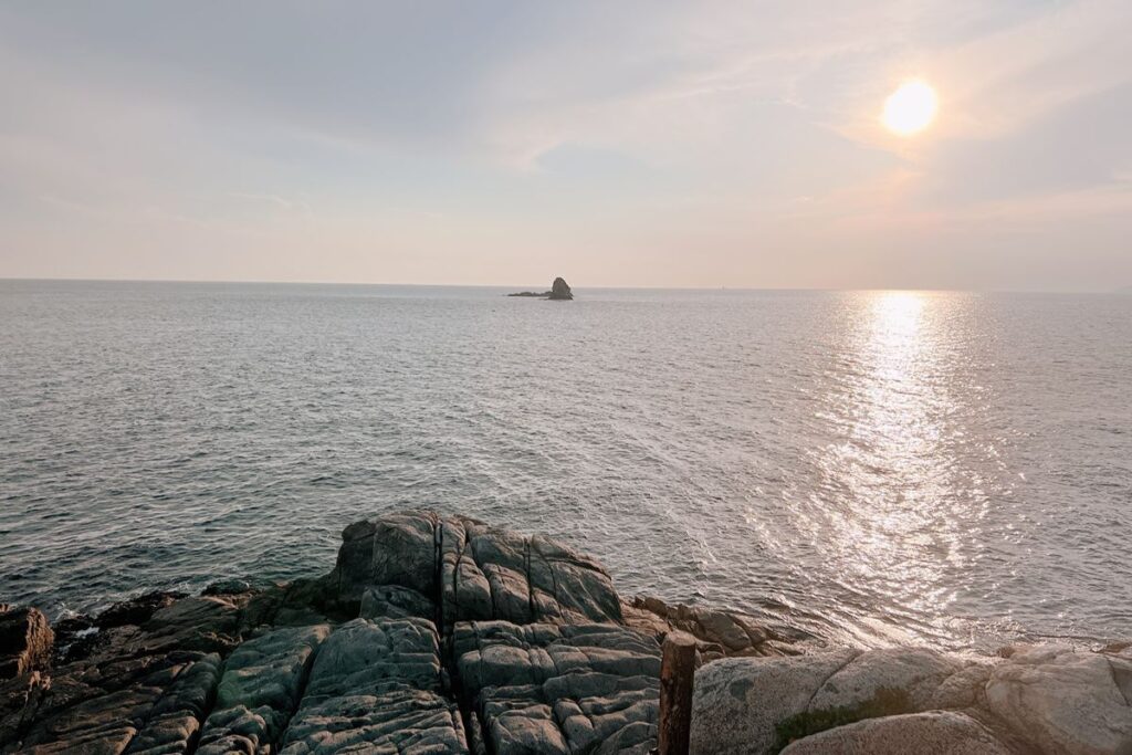 篠島の夕陽1
