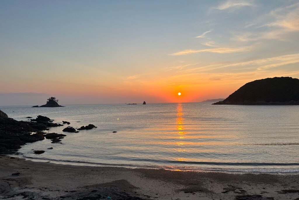 篠島の夕陽2