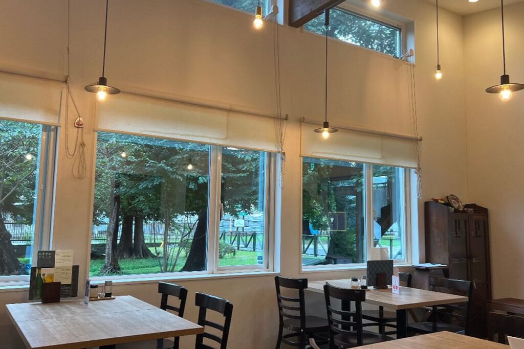 手打ち蕎麦こだちの店内