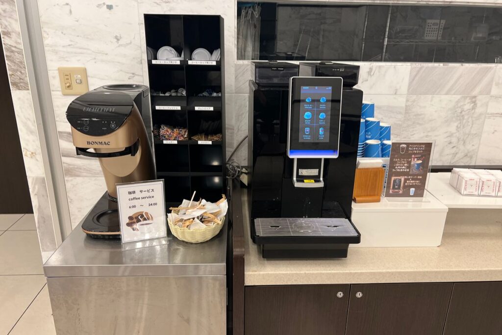 無料のコーヒーサービス